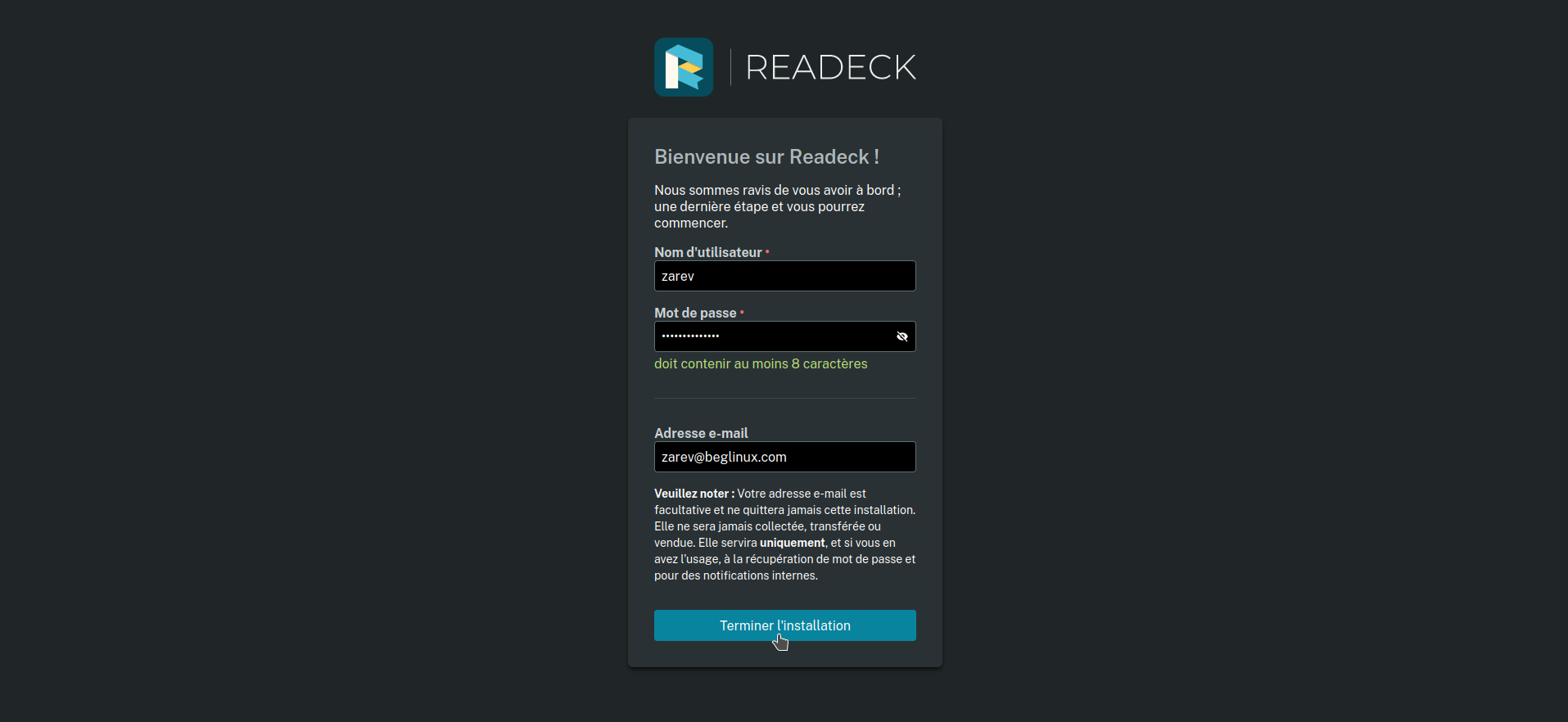 Installer Readeck avec Docker