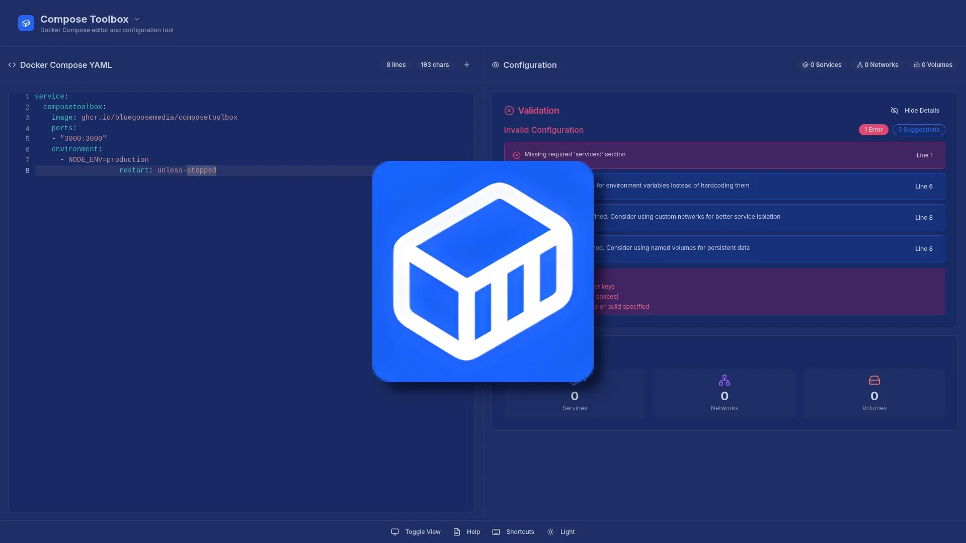 Installer ComposeToolbox avec Docker