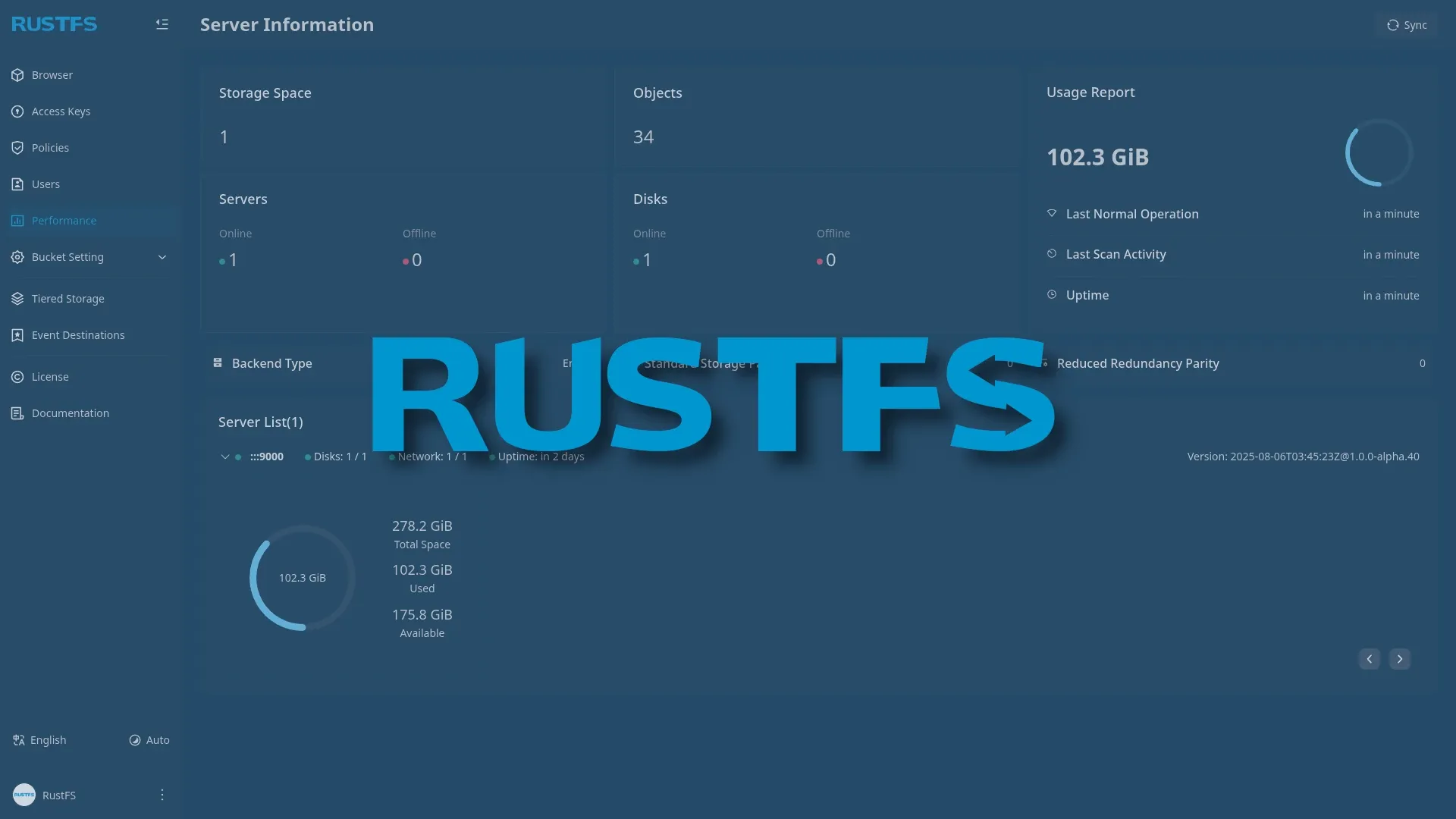 Installer RustFS avec Docker