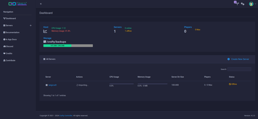 Installer Crafty Controller avec Docker