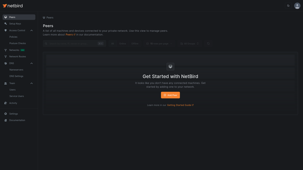 Installer NetBird avec Docker