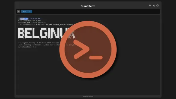 Installer DumbTerm avec Docker