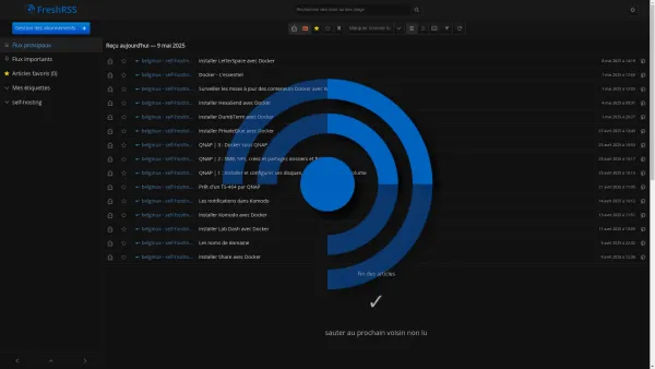 Installer FreshRSS avec Docker