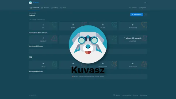 Installer Kuvasz avec Docker