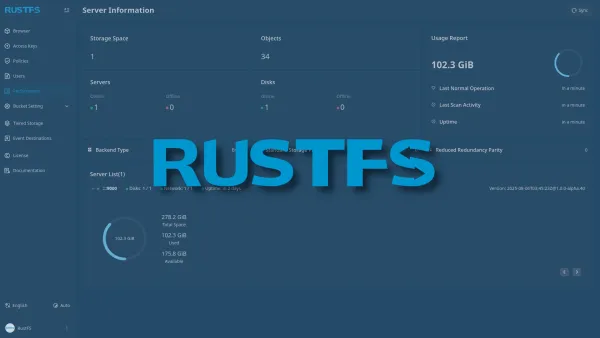 Installer RustFS avec Docker